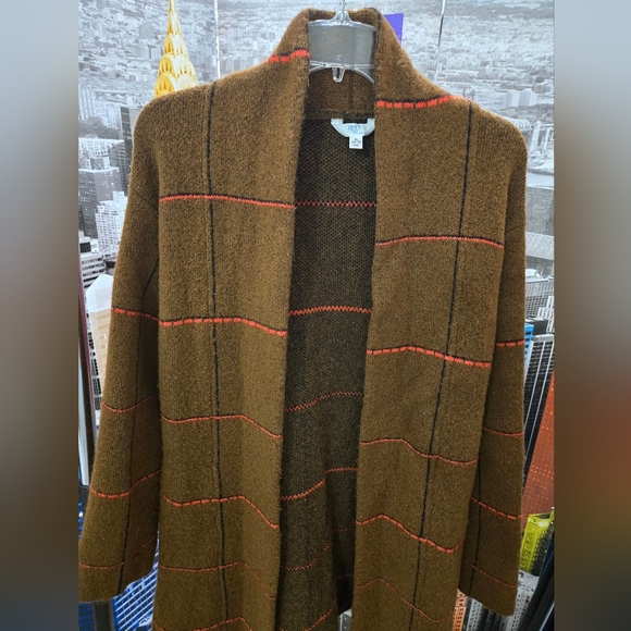 Jackets & Blazers - TIME &TRUE - Cozy knit Brown Cardigan